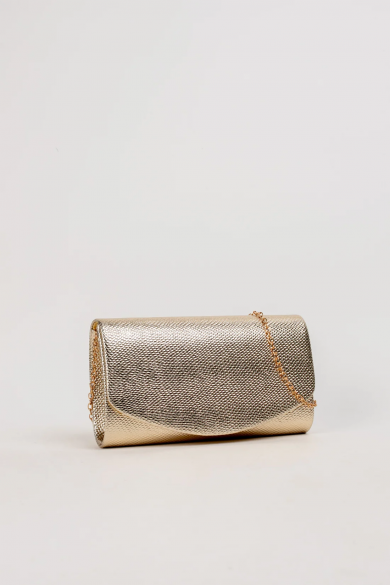 BOLSO DE MANO CORUL - ORO 2