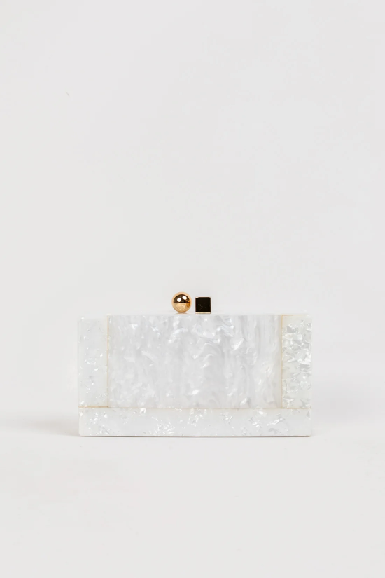 CLUTCH BAG ORE - WHITE