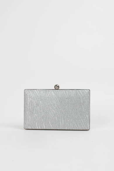 BOLSA CLUTCH TRIGOS - PRATA