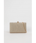 BOLSO CLUTCH TRIGOS - ORO