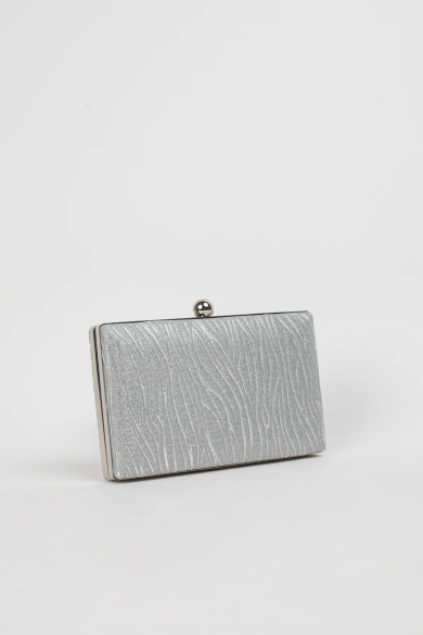 BOLSA CLUTCH TRIGOS - PRATA 2
