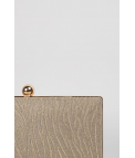 BOLSO CLUTCH TRIGOS - ORO