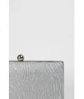 BOLSO CLUTCH TRIGOS - PLATA