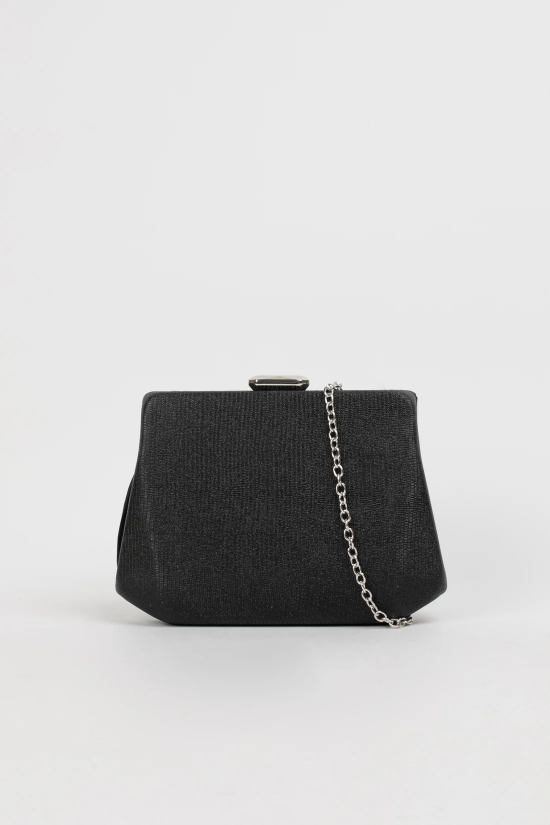 CLORAS CLUTCH BAG - BLACK