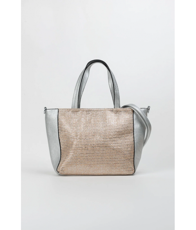 TRESTER SHOULDER BAG - SILVER