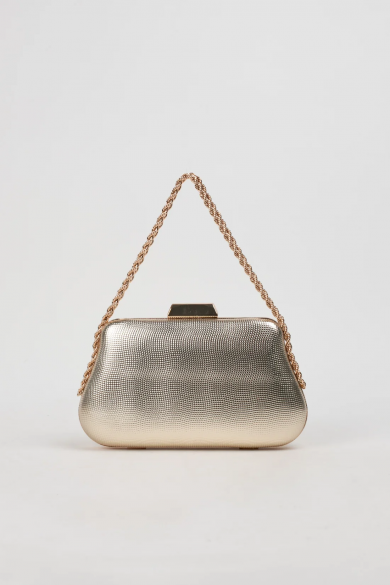 BOLSO CLUTCH MUDIS - ORO