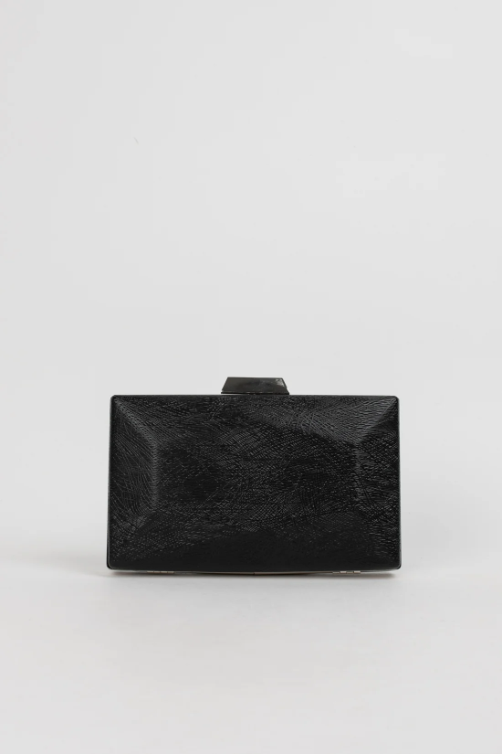 BUTYL CLUTCH BAG - BLACK