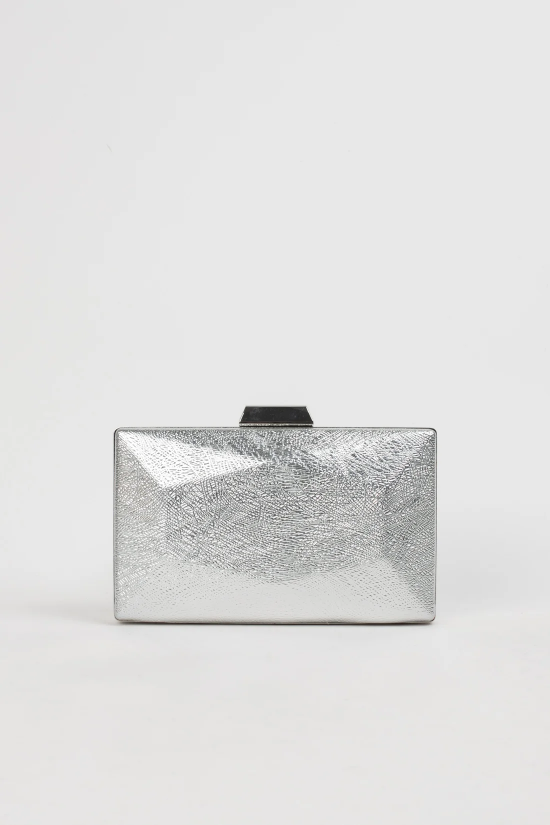 BOLSO CLUTCH BUTIL - PLATA