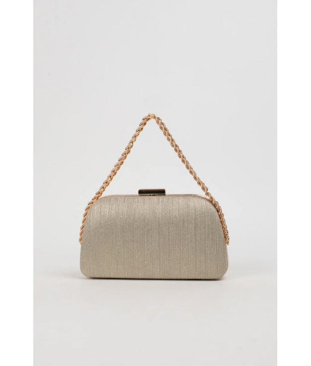 BOLSO CLUTCH CLAP - ORO