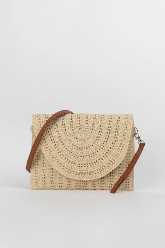 BOLSO BANDOLERA IBRU - BEIGE