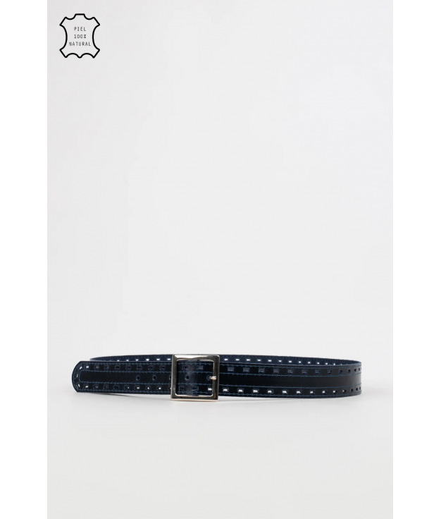 GION BELT - NAVY BLUE