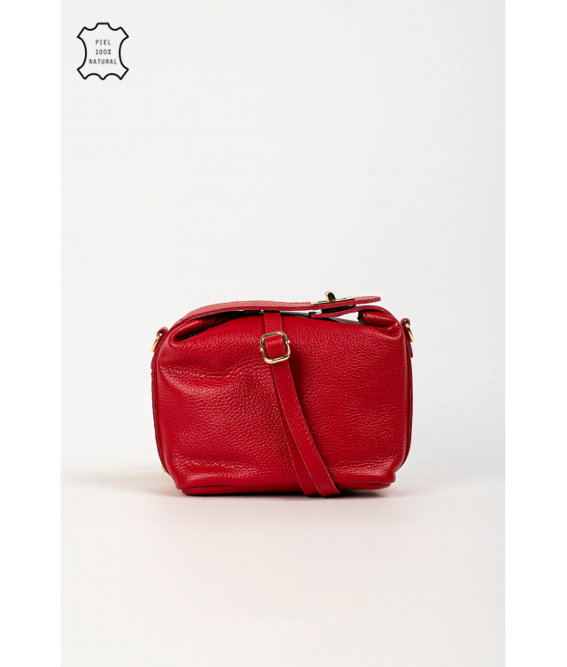 DRILU LEATHER BAG - RED