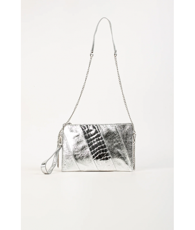 BOLSO BANDOLERA CEGON - PLATA