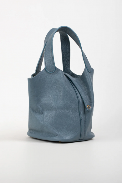 BOLSA DE COURO FUNDEL - AZUL 2