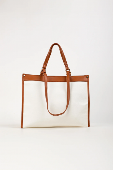BOLSO PLADES - BLANCO