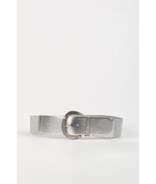 CEINTURE ÉLASTIQUE UFRES - ARGENT