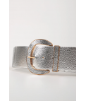 CEINTURE ÉLASTIQUE UFRES - ARGENT