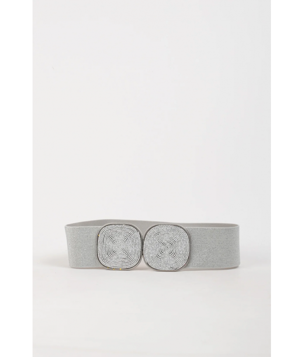 CEINTURE ÉLASTIQUE ISER - ARGENT