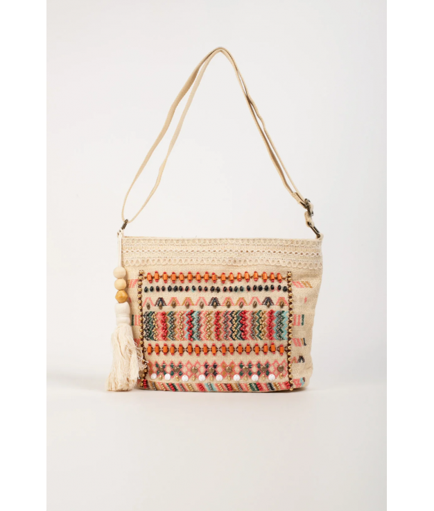 SAC À BANDOULIÈRE SIMA - BEIGE