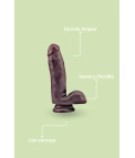 DILDO DENSITY 17.8 - MARRÓN