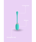 HUEVO VIBRADOR USB   - VERDE