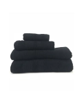 Embalagem de 1, 2 ou 4 toalhetes de banho 400 g - preto