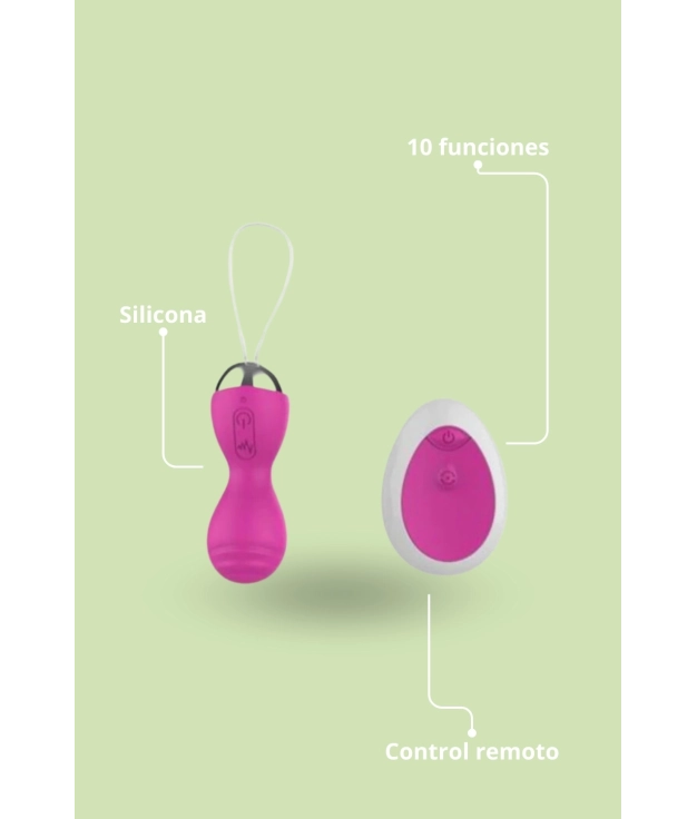 A-GUSTO VIBRATING EGG WITH USB REMOTE CONTROL PINK PIANNO 39