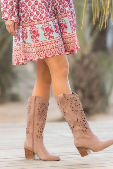 NACO COWBOY HIGH BOOT - ROSA PIANNO 39