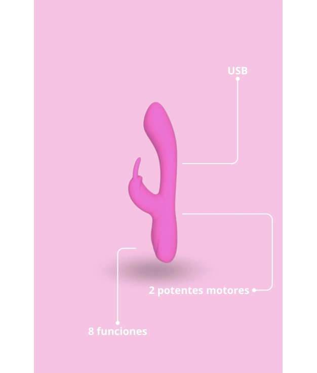 Vibrador Mauve Silicona - Pink ♥ Pianno 39