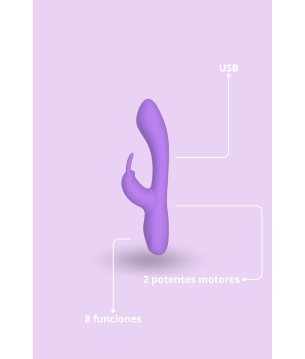 Vibrador Mauve Silicona - Pourpre ♥ Pianno 39