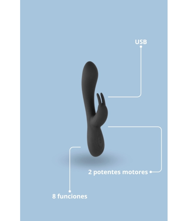 Vibrador Noir Silicona  - Black