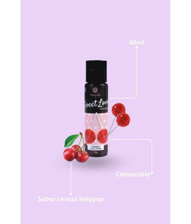 LUBRICANTE 60 ML - CEREZA LOLLIPOP