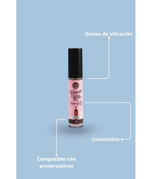 LIP GLOSS VIBRANT KISS SECRET PLAY - SABOR COLA