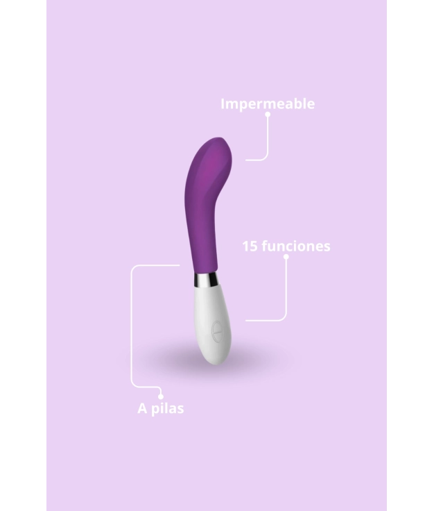 Vibrador Silicona Benty - Púrpura