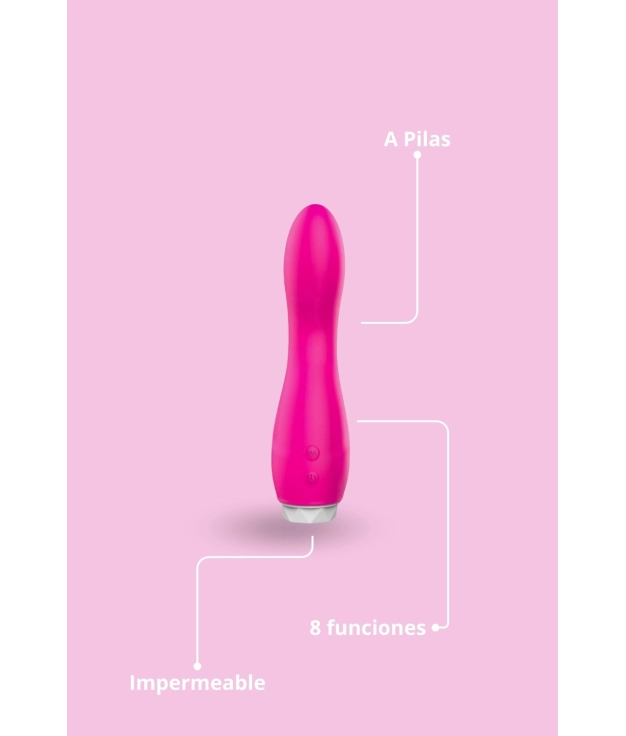 Vibrador Silicona Douby - Pink