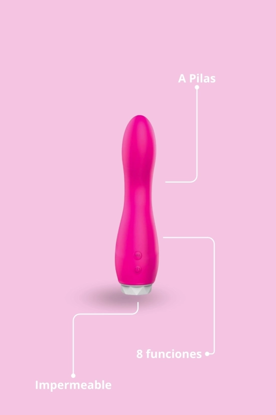 Vibrador Silicona Douby - Rose