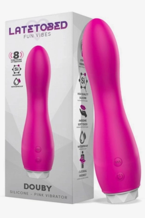 Vibrador Silicona Douby - Rose 2