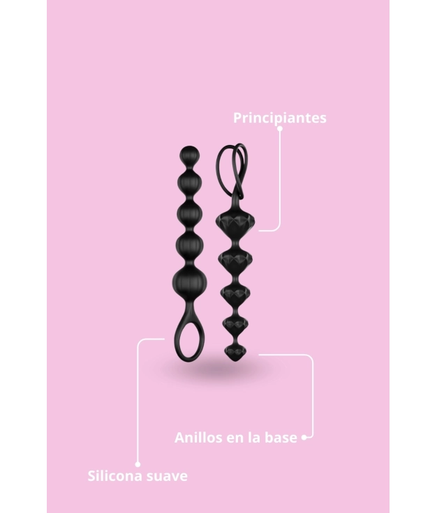 SET 2 CADENAS ANALES - NEGRO pianno39