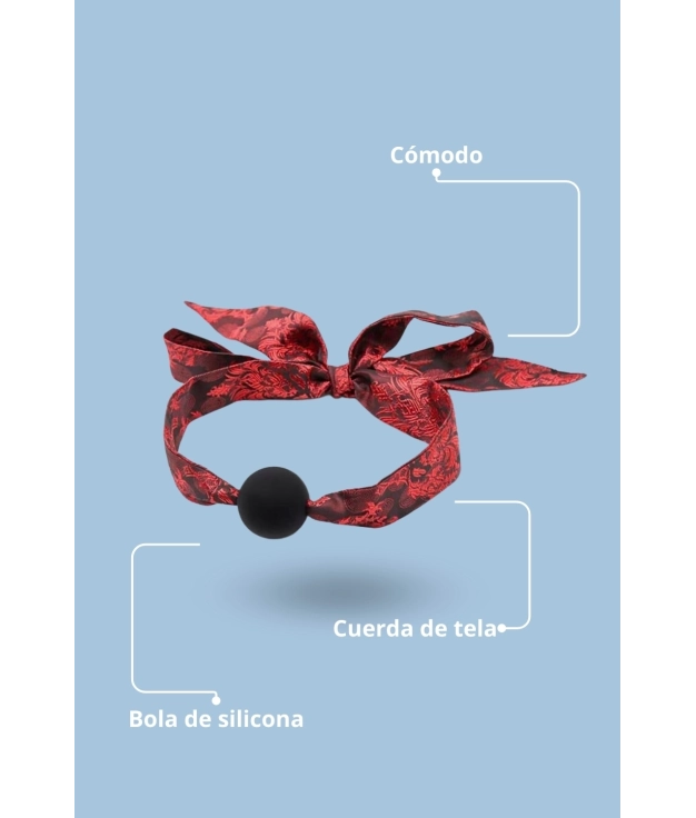 ESPAÇO DE BOLA LISA DE SILICONE - PIANNO PRETO/VERMELHO39