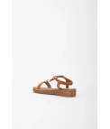 SANDALE PLATE PUMARCA - CAMEL