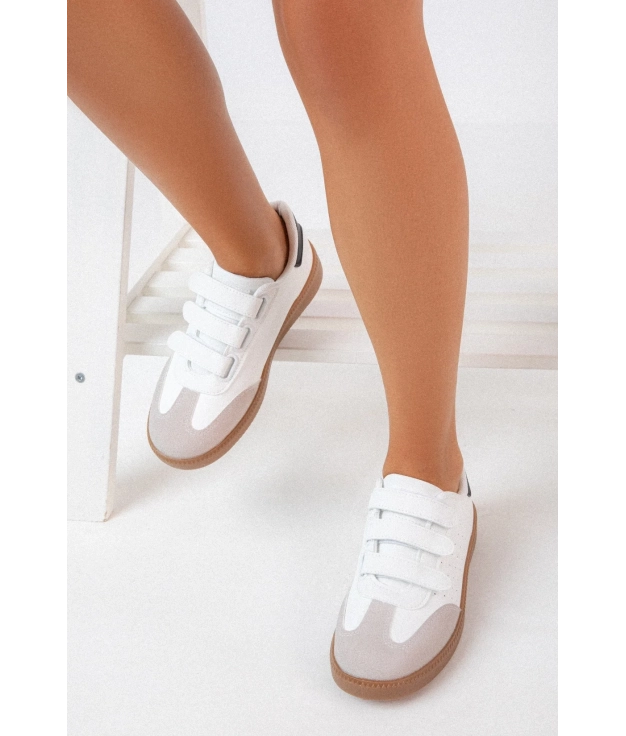 SCARPE DA GINNASTICA CASUAL RIO - BIANCO / NERO PIANNO 39