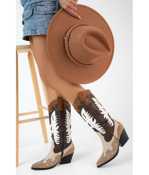 BOTA DE COWBOY TISIR - CASTANHA