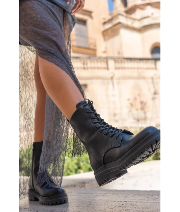 Low Biker Boot - Black Pianno 39