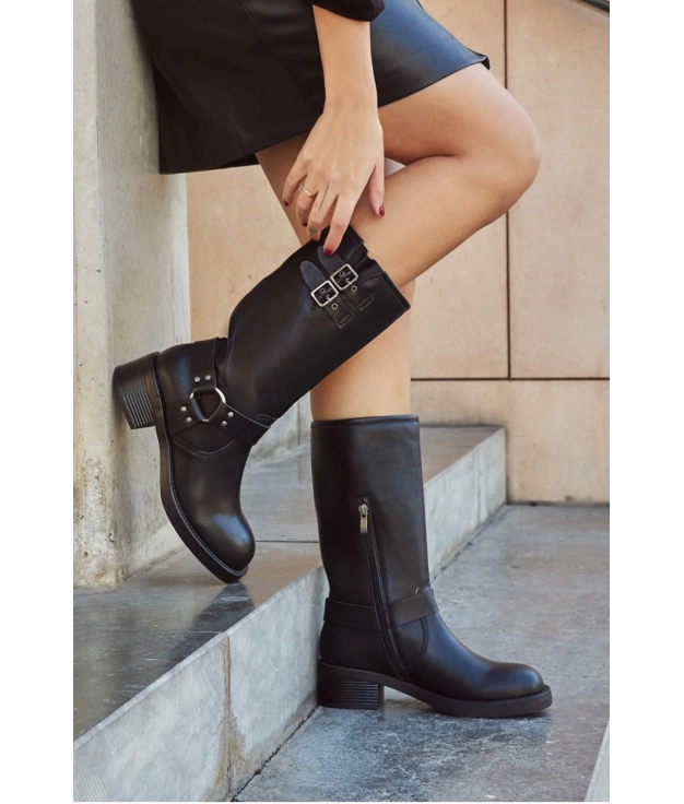 Bottes hautes Lutor - Noir Pianno 39