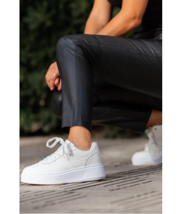 SCARPE DA GINNASTICA CASUAL LALU - BIANCO PIANNO 39