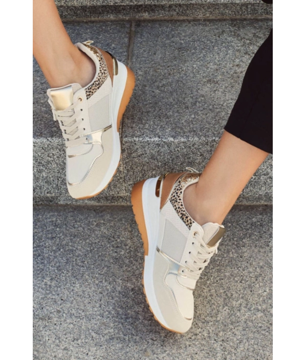 Sneakers Casual Mirte - Beige/Leopard PIANNO 39