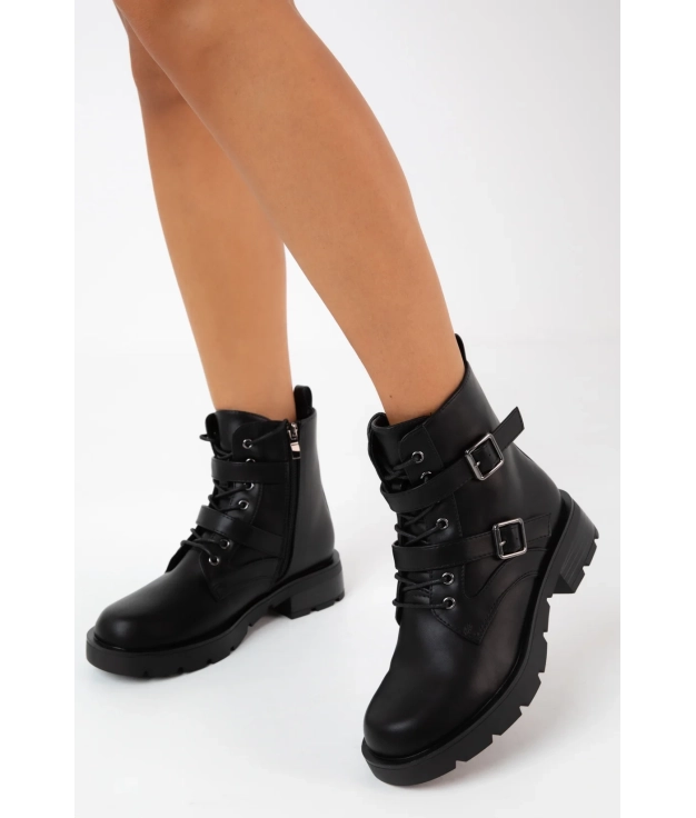 Nura Low Boot - Black Pianno 39