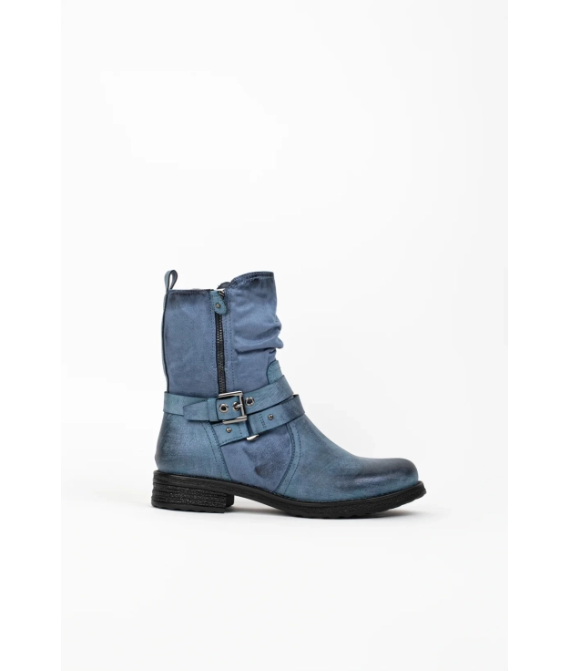 Amber Low Boot - Pianno Blue 39