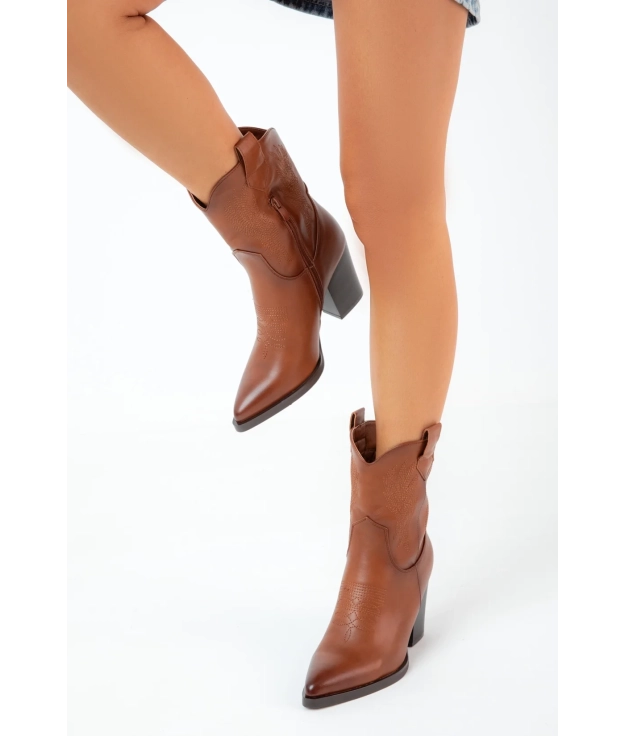 Bottes de cow-boy Martella - Camel Pianno 39