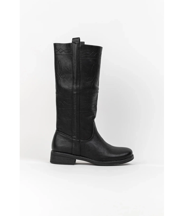 PARLEST HIGH BOOT - BLACK pianno39